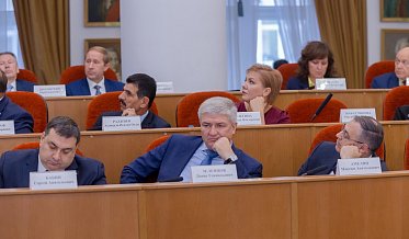 Заседание Законодательного Собрания Оренбургской области 